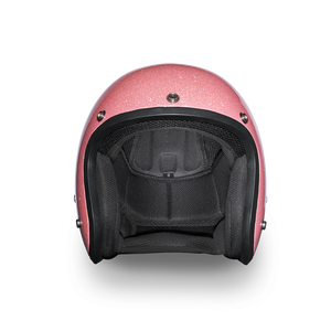 D.O.T. Daytona 3/4 Open Face Helmet - Women's - Pink Metal Flake - DC7-P