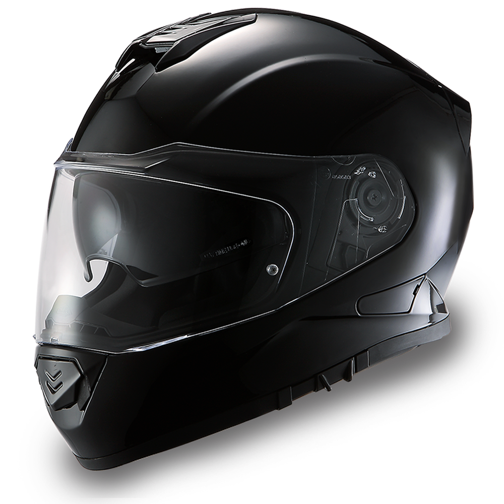 Daytona Detour Full Face Helmet Hi-Gloss Black - DE1-A