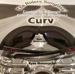 Curv Z Racer Flame Shatterproof Smoke Motorcycle Sunglass Anti Fog 02-07