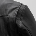 Rocky Full Feature Premium Black Leather Motorcycle Jacket