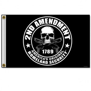 2nd Amendment - America's Original Homeland Security - Flag