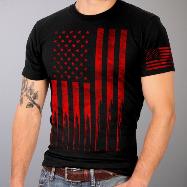 American Flag Bullet T-Shirt