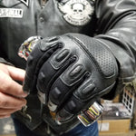 RM-56 Motorcycle Flex Finger Glove  Touch Screen EVA Padding - Sport Cruiser Touring