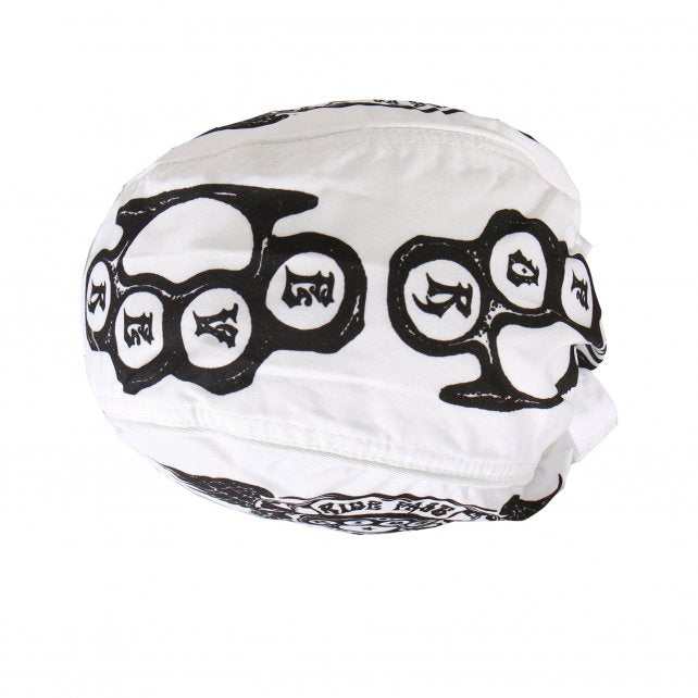 Ride Fast Ride Forever Headwrap Durag Biker Skull Cap