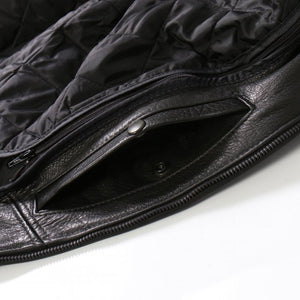 Ladies JKL5002 Made in the U.S.A. Leather Jacket with Braided Detail