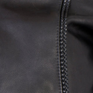 Ladies JKL5002 Made in the U.S.A. Leather Jacket with Braided Detail