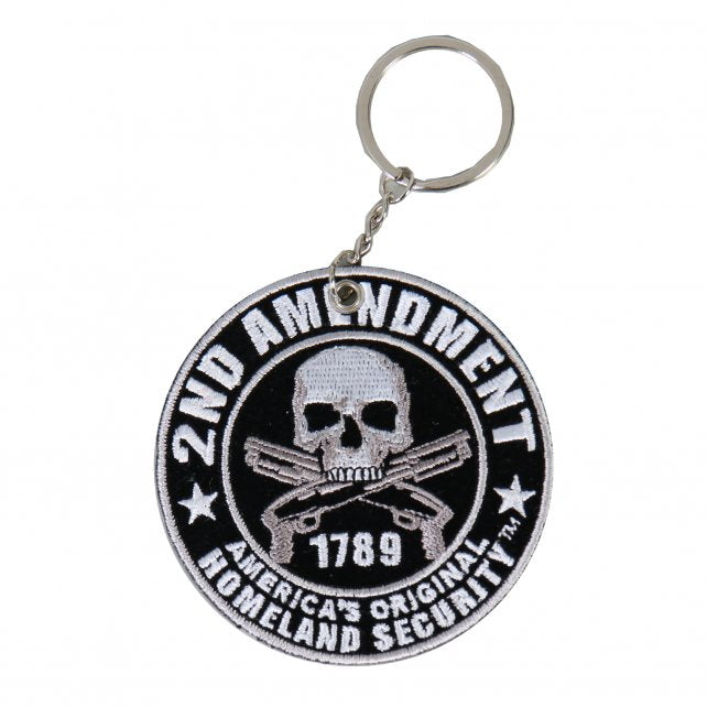 2nd Amendment - America's Original Homeland Security Embroidered Key Chain