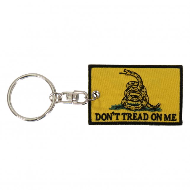 Don't Tread on Me Patch Key Chain