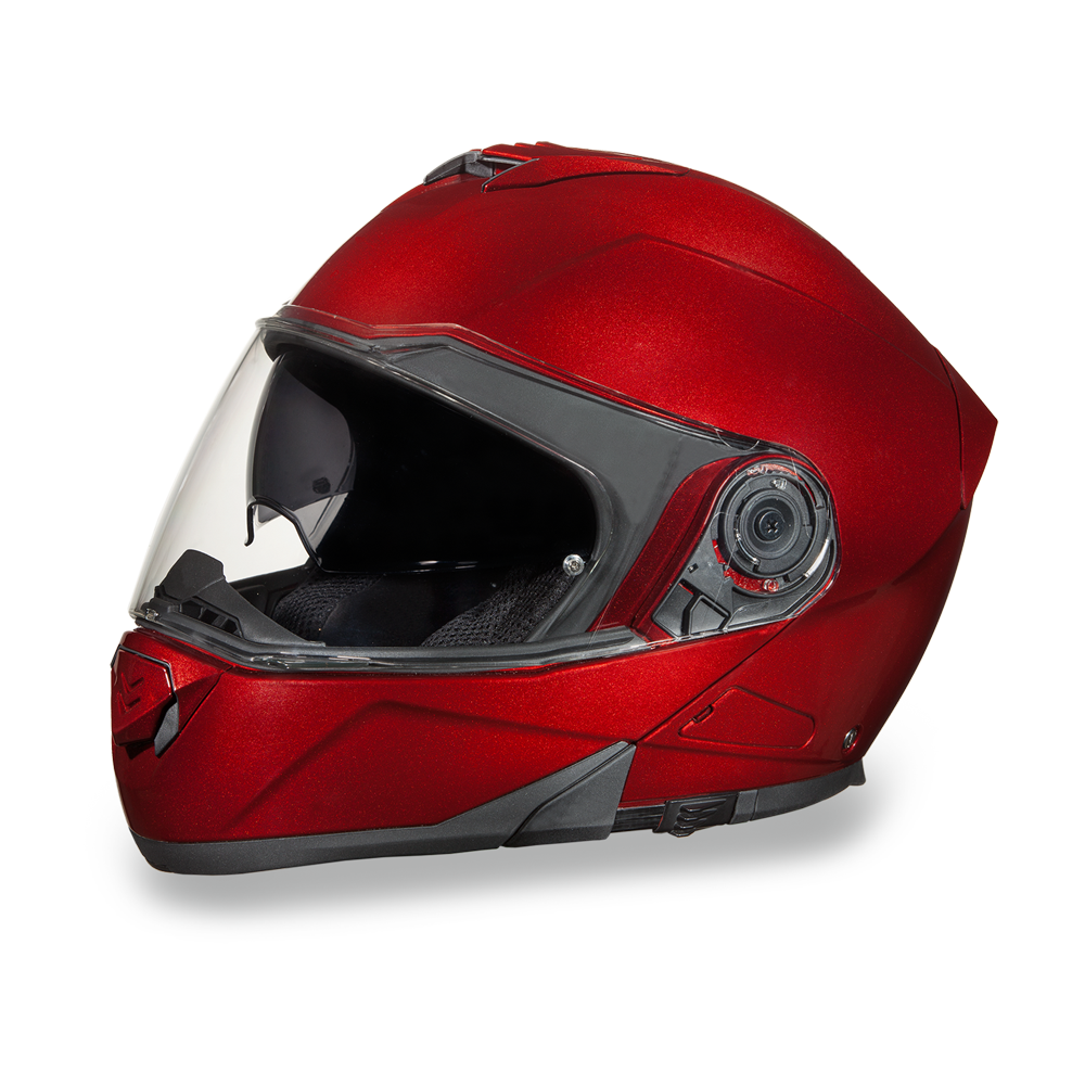 Daytona Glide Flip Up Modular Helmet Black Cherry - MG1-BC