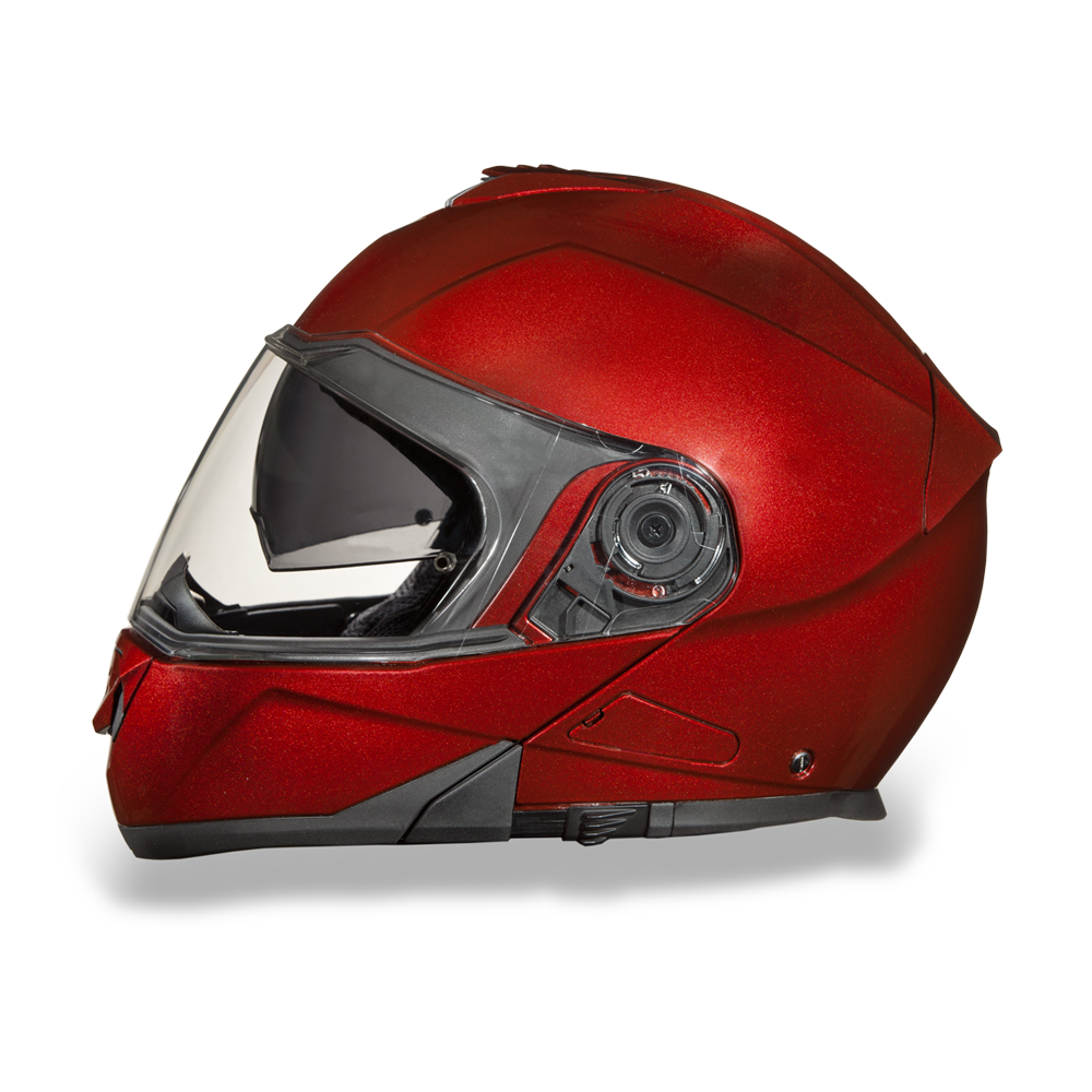 Daytona Glide Flip Up Modular Helmet Black Cherry - MG1-BC