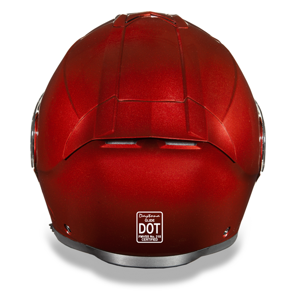 Daytona Glide Flip Up Modular Helmet Black Cherry - MG1-BC