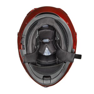 black cherry motorcycle helmet Daytona Glide Flip Up Modular Helmet Black Cherry