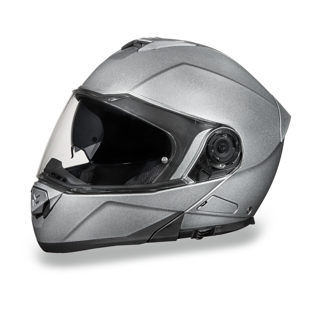 flip face helmet motorcycle Daytona Glide Flip Up Modular Helmet Silver Metallic