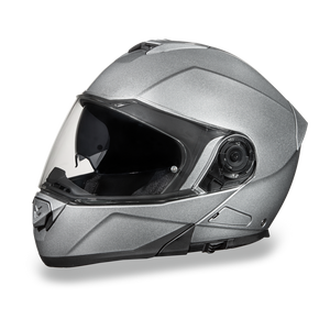 Daytona Glide Flip Up Modular Helmet Silver Metallic - MG1-SM