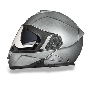 Daytona Glide Flip Up Modular Helmet Silver Metallic - MG1-SM