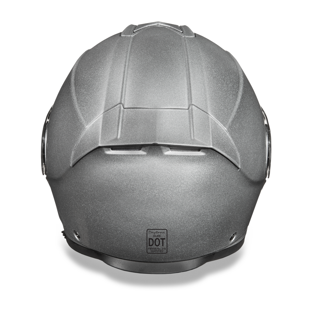 Daytona Glide Flip Up Modular Helmet Silver Metallic - MG1-SM