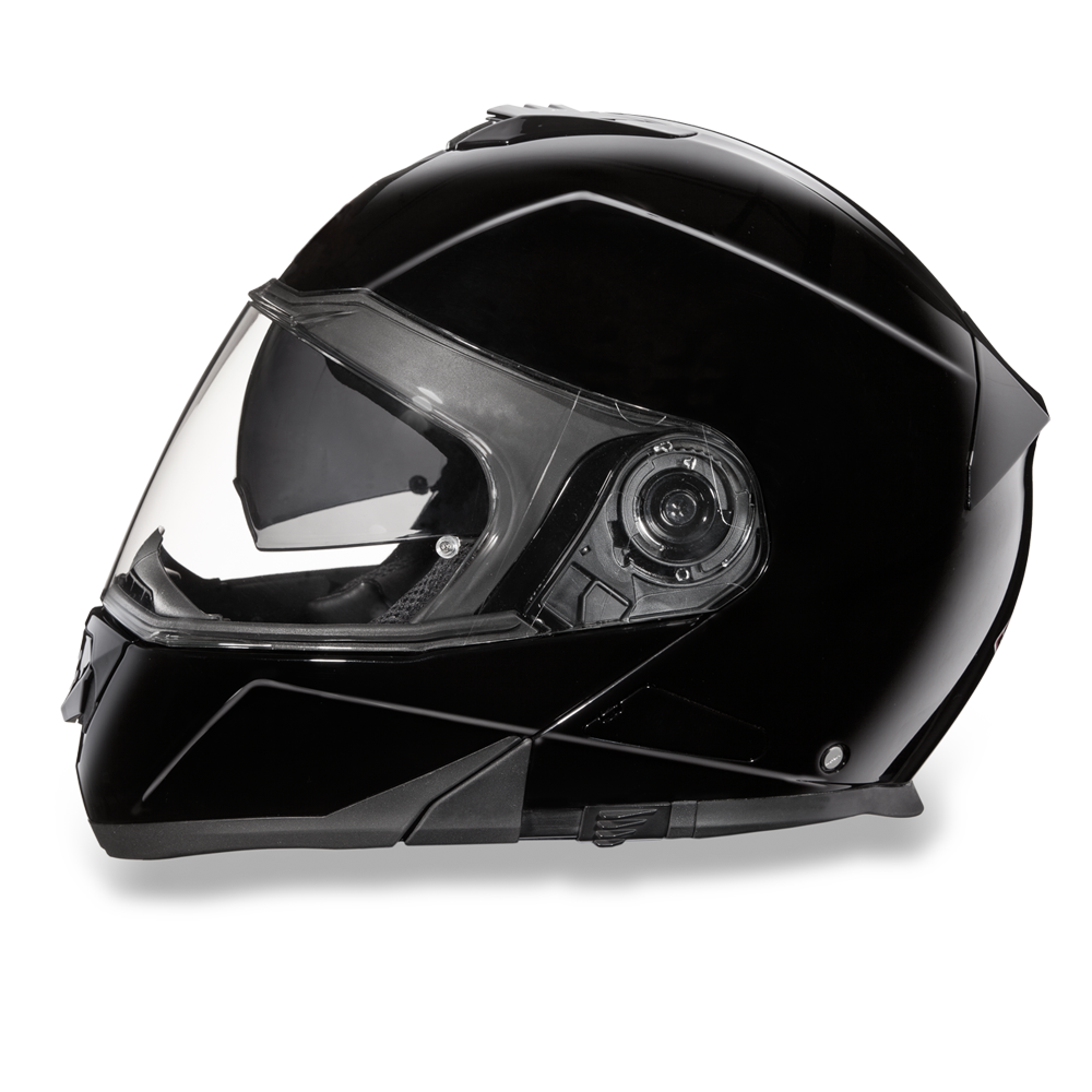Daytona Glide Flip Up Modular Helmet Hi-Gloss Black - MG1-A