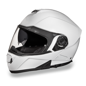 Daytona Glide Flip Up Modular Helmet Hi-Gloss White - MG1-C