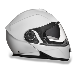 Daytona Glide Flip Up Modular Helmet Hi-Gloss White - MG1-C