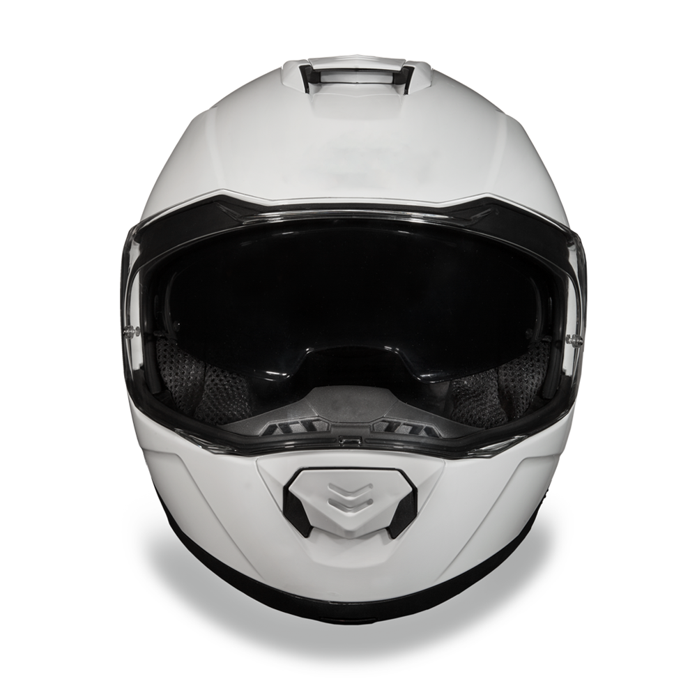 Daytona Glide Flip Up Modular Helmet Hi-Gloss White - MG1-C
