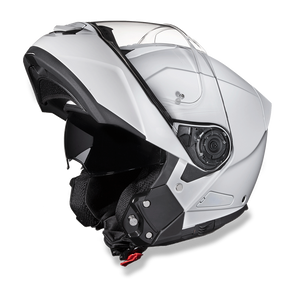 Daytona Glide Flip Up Modular Helmet Hi-Gloss White - MG1-C