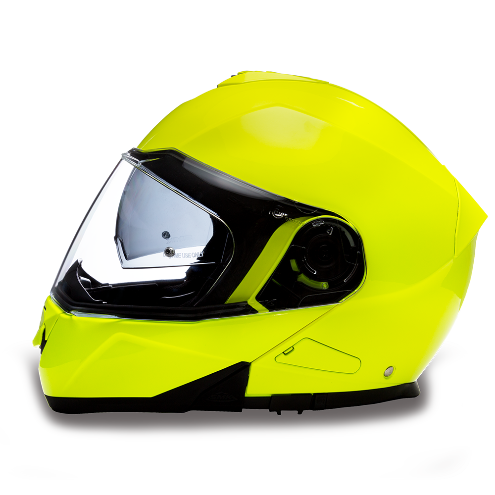 Daytona Glide Flip Up Modular Helmet Fluorescent Yellow - MG1-FY
