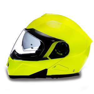 Daytona Glide Flip Up Modular Helmet Fluorescent Yellow - MG1-FY