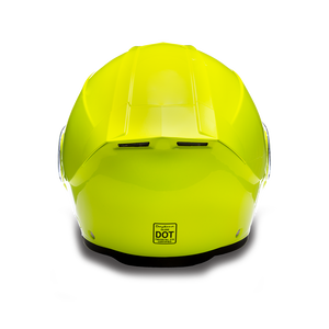 Daytona Glide Flip Up Modular Helmet Fluorescent Yellow - MG1-FY