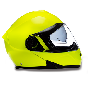 Daytona Glide Flip Up Modular Helmet Fluorescent Yellow - MG1-FY