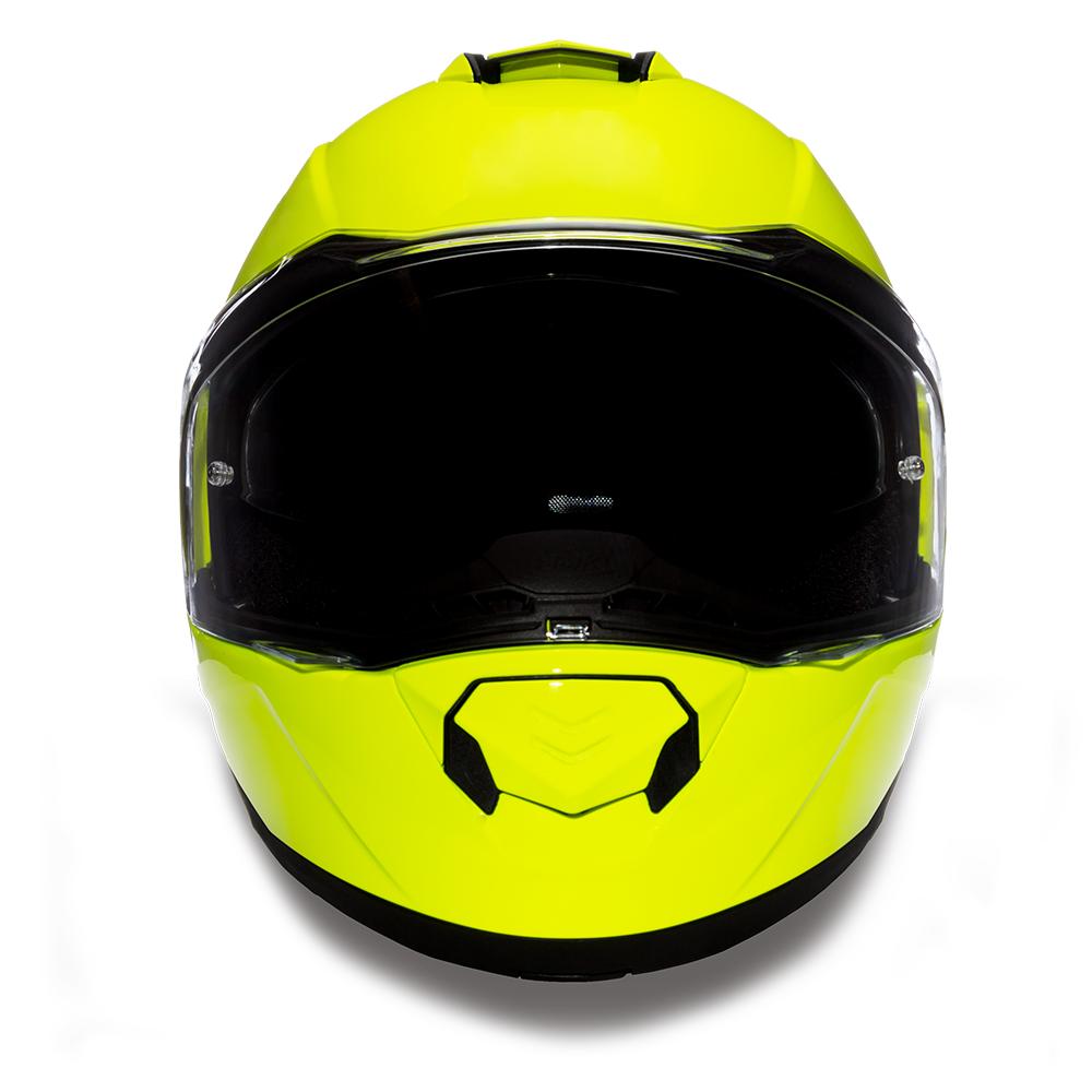 Daytona Glide Flip Up Modular Helmet Fluorescent Yellow - MG1-FY