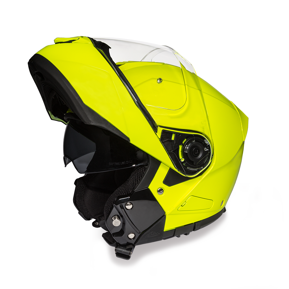 Daytona Glide Flip Up Modular Helmet Fluorescent Yellow - MG1-FY