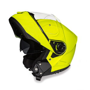 Daytona Glide Flip Up Modular Helmet Fluorescent Yellow - MG1-FY