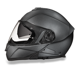 Daytona Glide Flip Up Modular Helmet Gun Metal Gray Metallic - MG1-GM