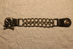 Skull and Crossbones Motorcycle Vest Extender