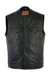 Men's DS177 Concealed Carry Gun Zipper - Snap Club Vest