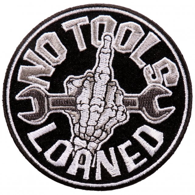 3" x 3" - No Tools Loaned Patch