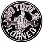 3" x 3" - No Tools Loaned Patch