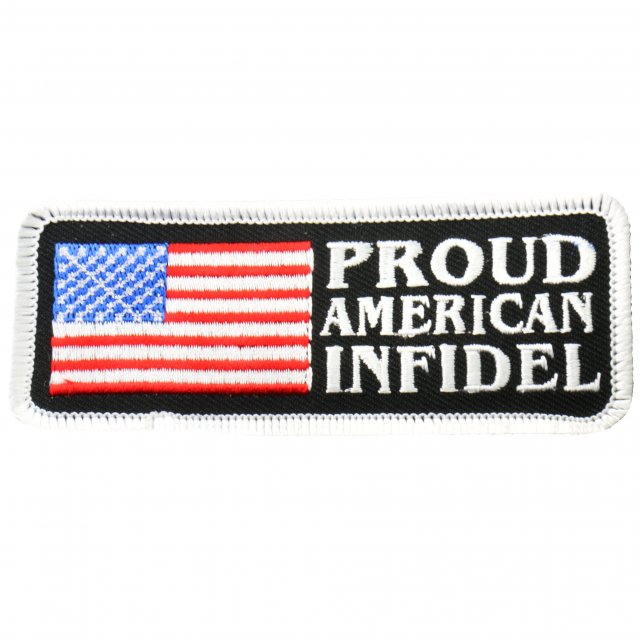 4" x 1.5" - Proud American Infidel Patch