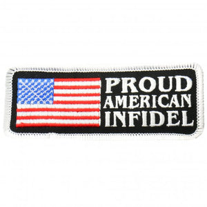 4" x 1.5" - Proud American Infidel Patch