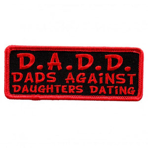4" x 1" - Dad's Against Daughters Dating Patch