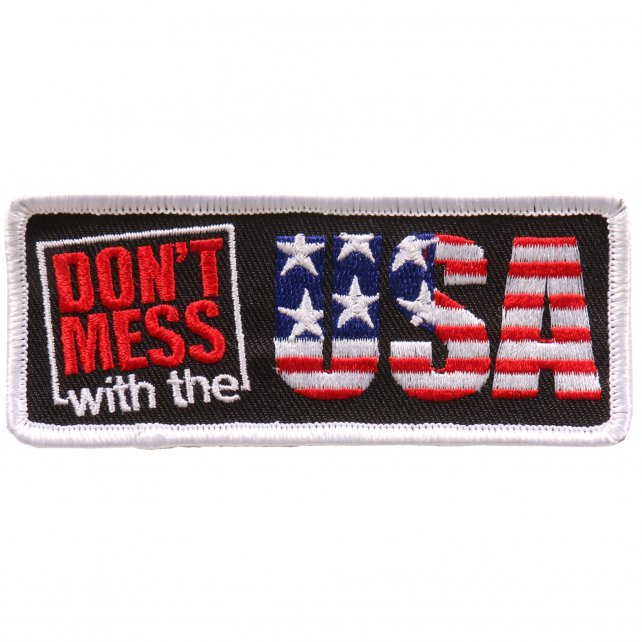 4" x 2" - Don't Mess With The USA Patch