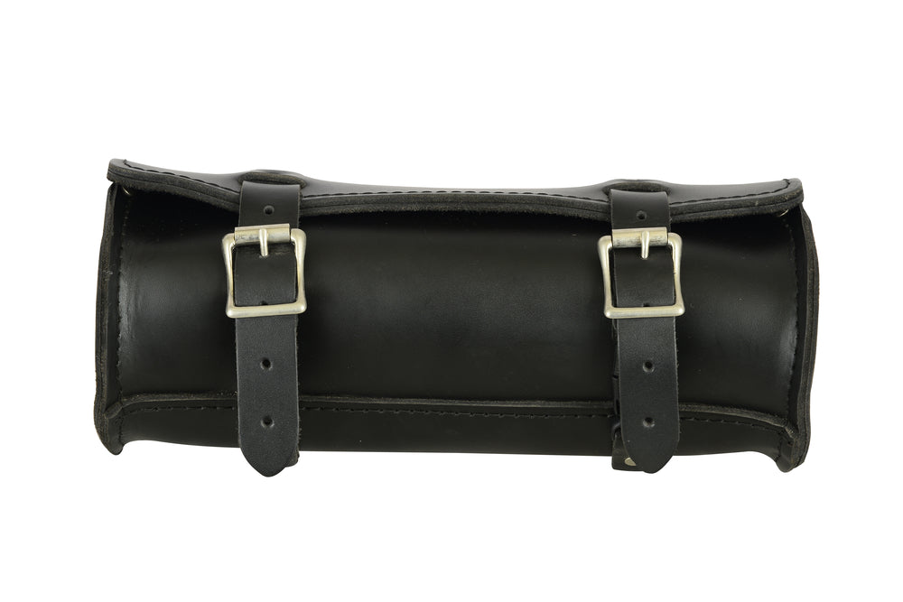 Premium Large Leather Round Tool Bag - DS4001