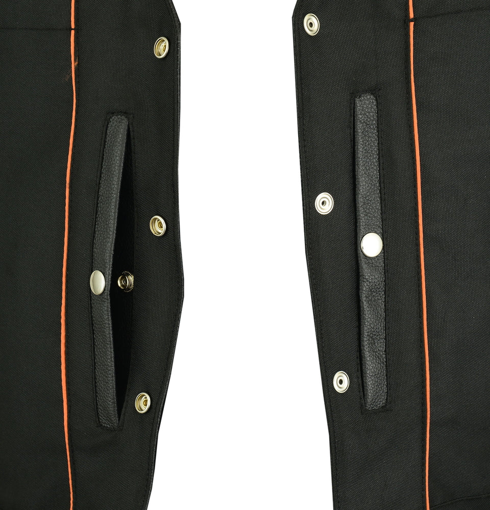 Women's DS271 Full Cut Motorcycle Leather Vest