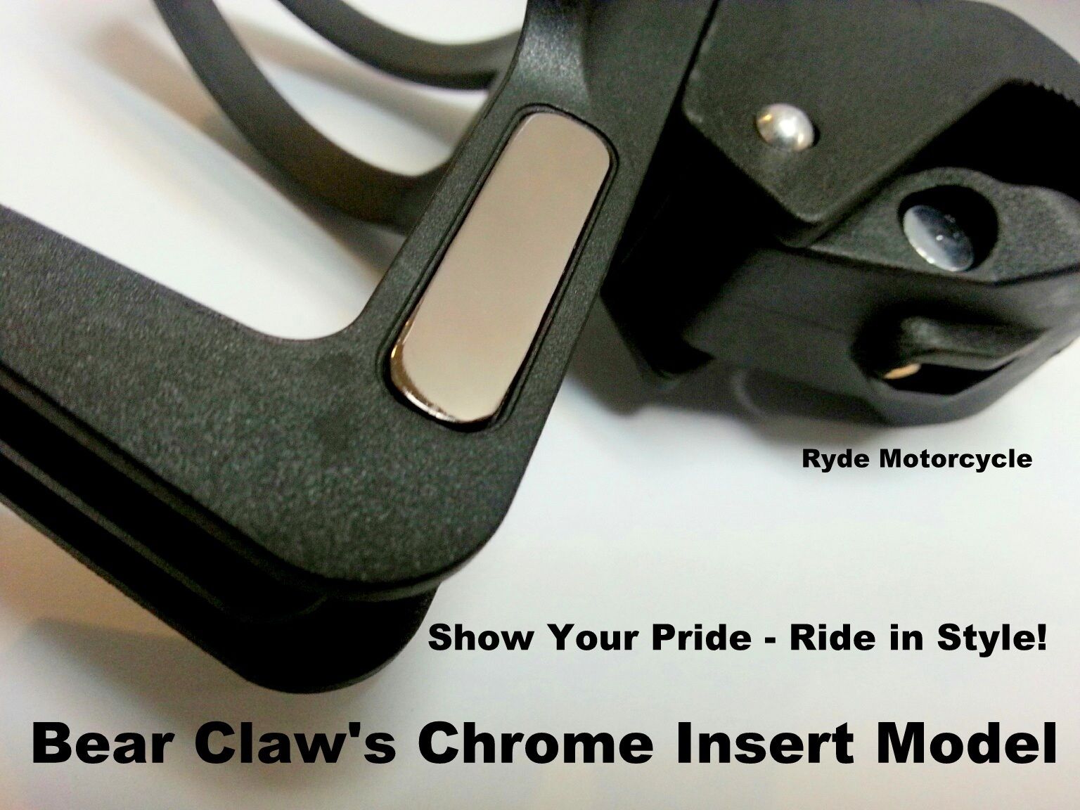 Chrome Accent Motorcycle Cup Holder