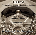 Curve Z Smoke Women Shatterproof Smaller Face Smoke Motorcycle Sunglass 02-14