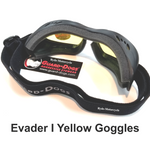 Guard-Dogs Evader-1 Clear, Yellow, or Smoke OTG Goggles