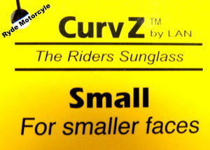 Curv Z Shatterproof Women Small Frame Motorcycle Rhinestone Riding Sunglass 02-18