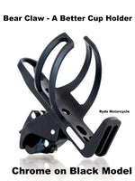 Motorcycle Dual Chrome Insert Cup Holder