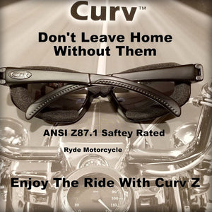 Curve Z Smoke Women Shatterproof Smaller Face Smoke Motorcycle Sunglass 02-14