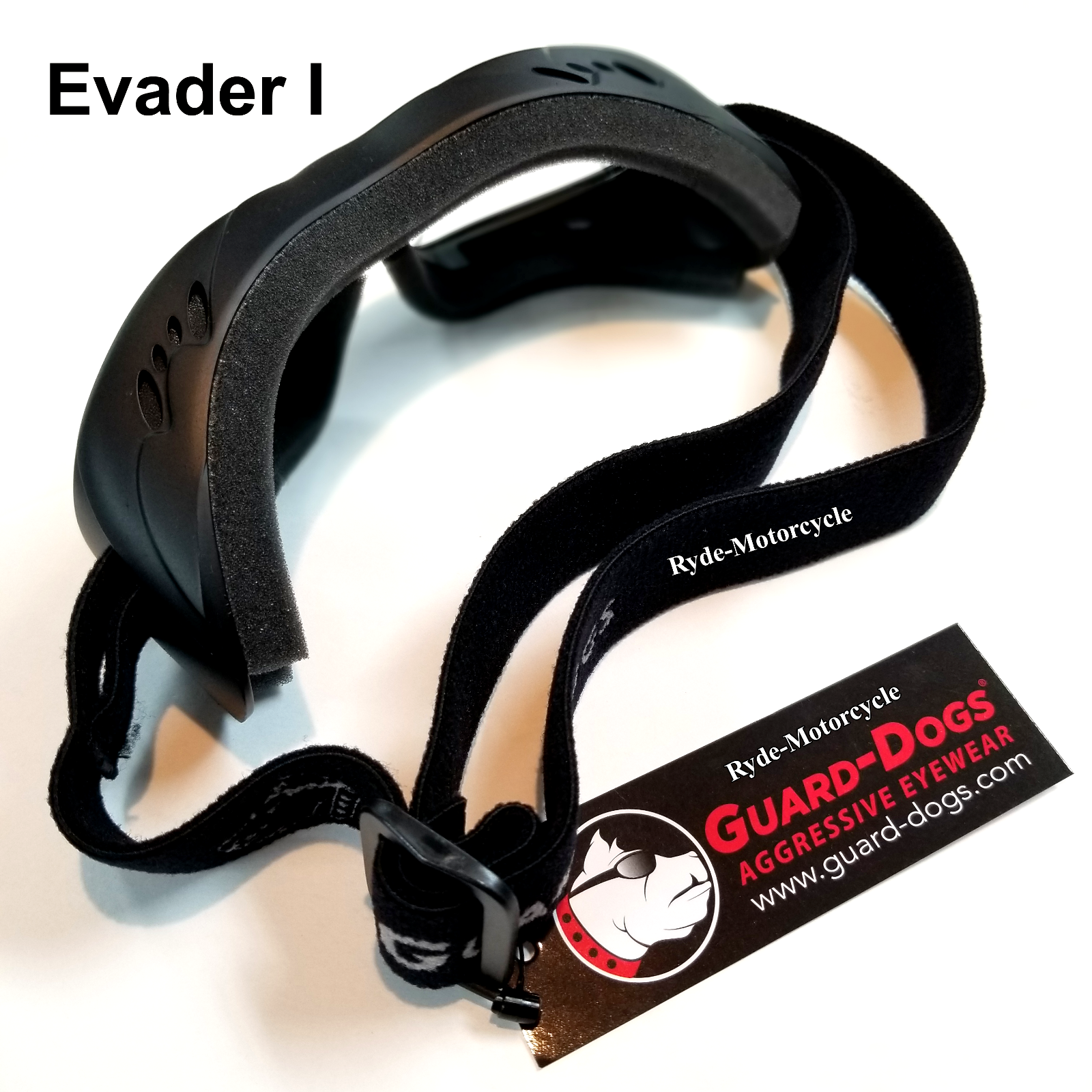Guard-Dogs Evader-1 Clear, Yellow, or Smoke OTG Goggles